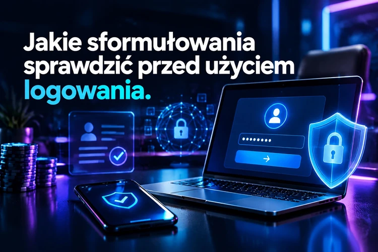 Jakie sformułowania sprawdzić przed użyciem logowania